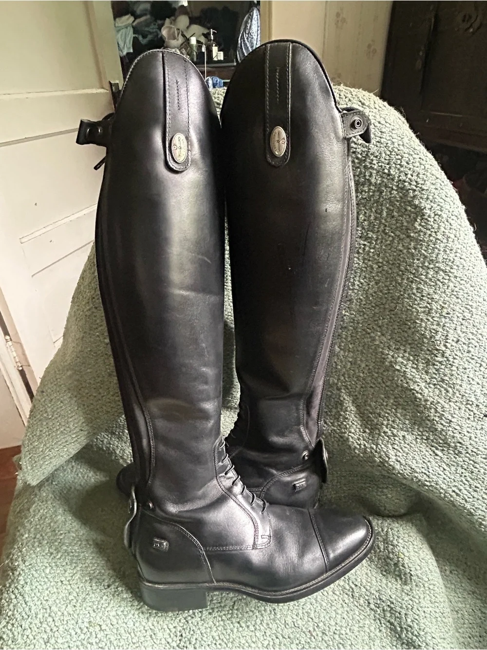 Tall Black Riding Boots